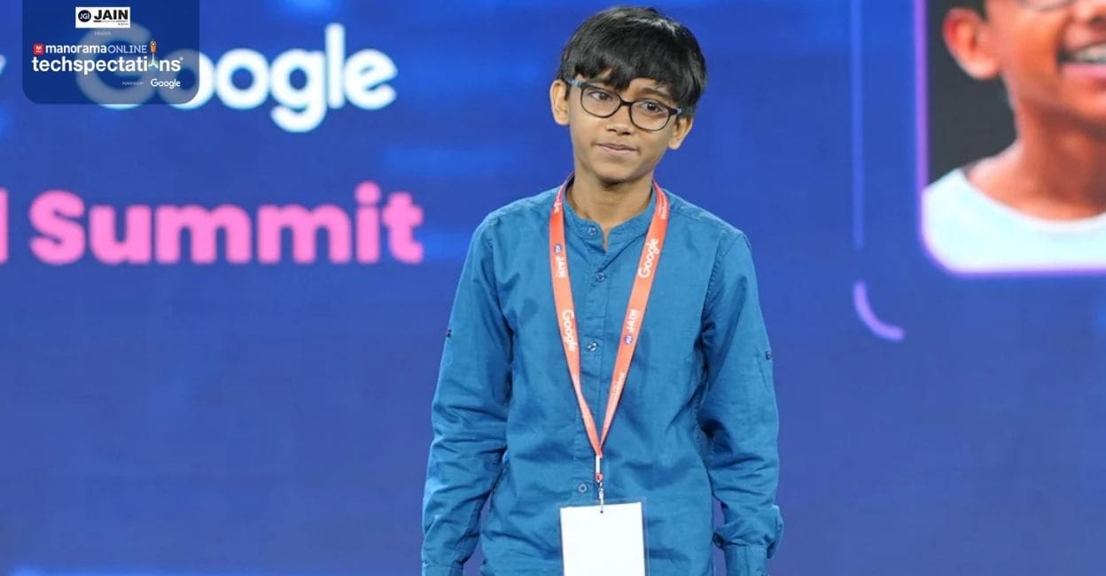 Techspectation's tweet card. ബിസിനസ്–അധ്യാപന–ഗവേഷണ മേഖലയിലെ അതികായർ വേദിയിൽ മാറ്റുരയ്ക്കുമ്പോഴാണ് ഒരു പത്താം ക്ലാസുകാരൻ സ്റ്റേജിലേക്ക് ചാടിക്കയറിയെത്തിയത്. റൗൾ ജോൺ അജു..Raoul John Aju, Nyaaya Saathi, TEDx, AI, Artificial...