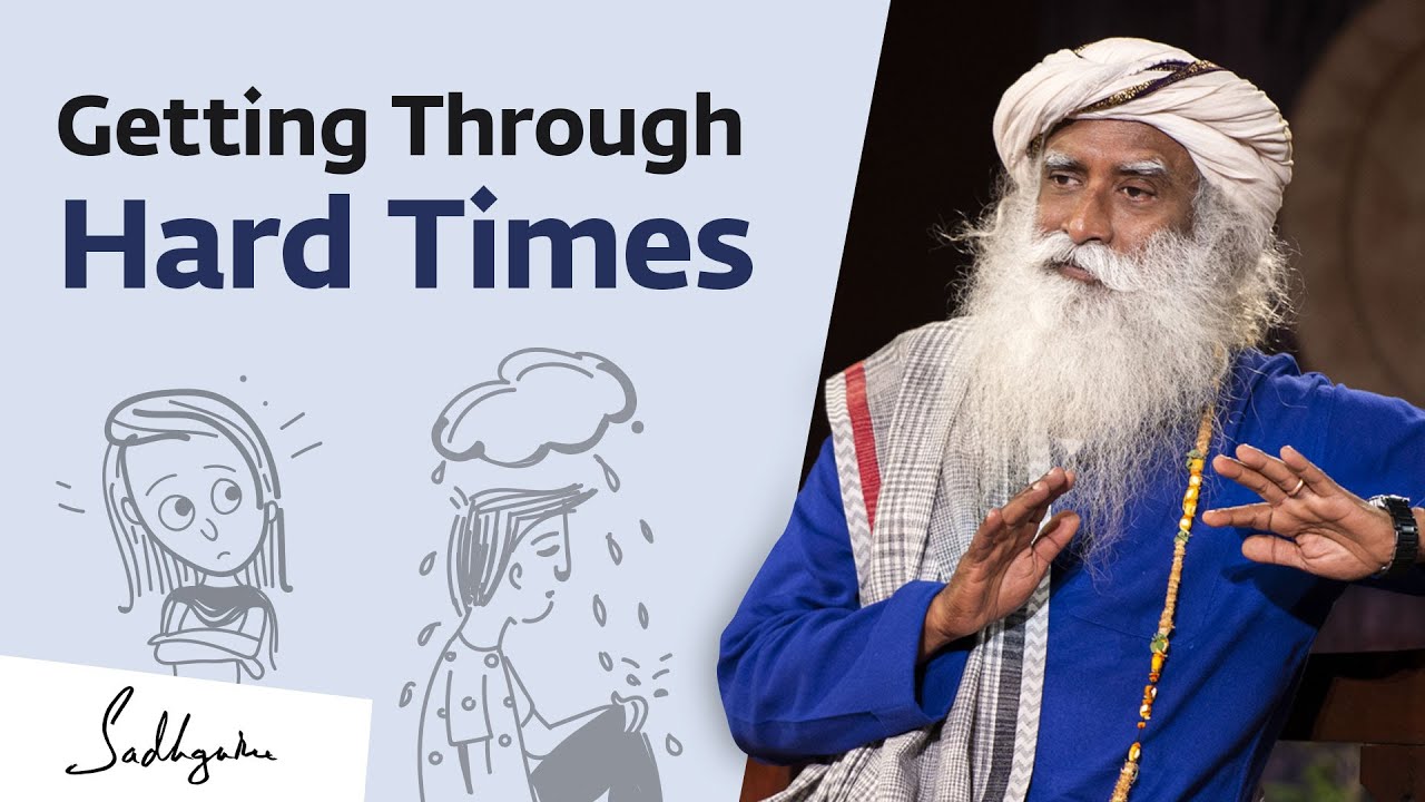 NischalShetty's tweet card. How Do We Handle Hard Times in Life? Sadhguru Jaggi Vasudev Answers