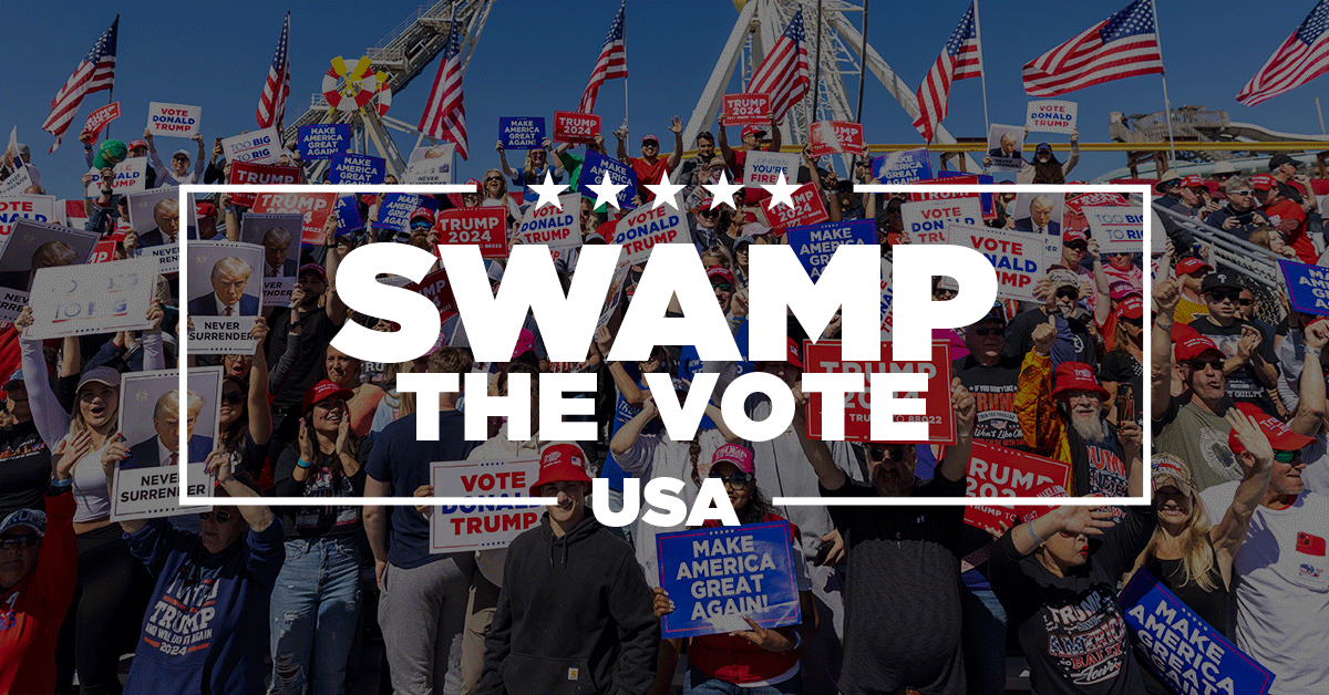 realDonaldTrump's tweet card. Tennessee | Swamp the Vote USA