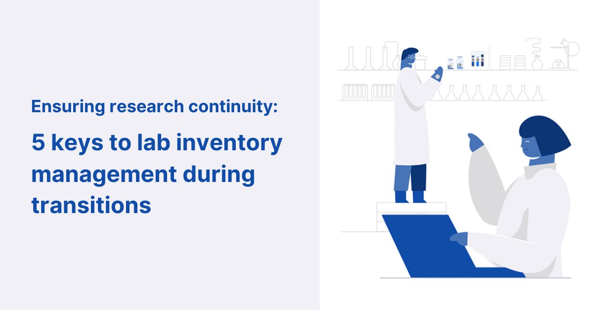scinoteELN's tweet card. In this blog post, we will highlight 5 crucial inventory management strategies that can directly prevent the loss of your vital experimental information, ensuring your research endeavors remain on...