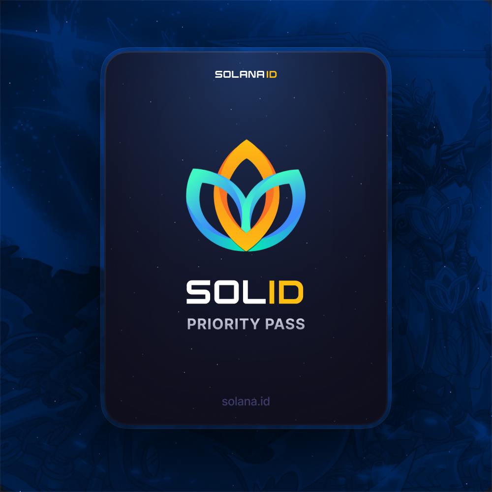 Web3_Expl's tweet card. Get ready for the Solana ID Launch! Secure your personal Priority Pass to join the waitlist now to be the first to know when it's and get early access to the platform. Join the identity revolution!