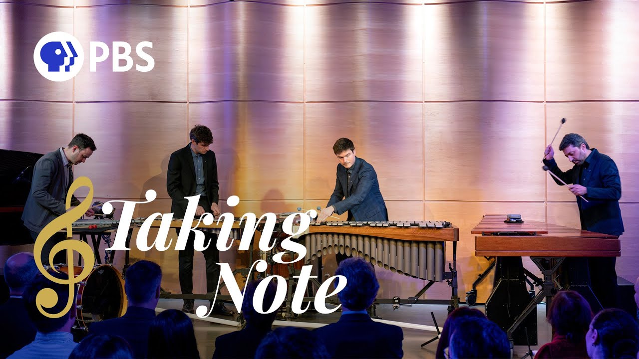 sandboxperc's tweet card. Sandbox Percussion | TAKING NOTE