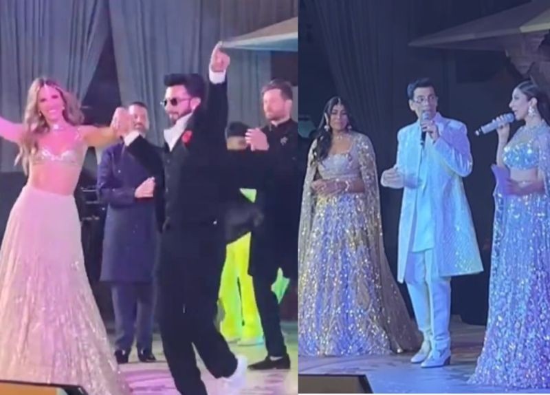 indiablooms's tweet card. Netra Mantena and Vamsi Gadiraju's grand wedding festivities in Udaipur turned into a Bollywood party. | One of India's leading Digital News Agency offering Breaking News round the clock. Why not...
