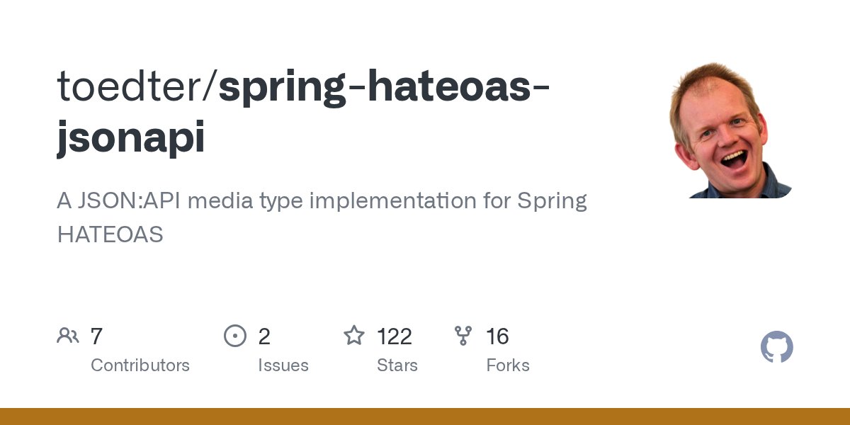 kaitoedter's tweet card. A JSON:API media type implementation for Spring HATEOAS - toedter/spring-hateoas-jsonapi