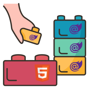 blazordevita's tweet card. Grazie a Blazor Custom Elements è possibile riutilizzare i componenti Blazor come Web Components standard, ospitandoli in soluzioni diverse da Blazor: Vediamo come!