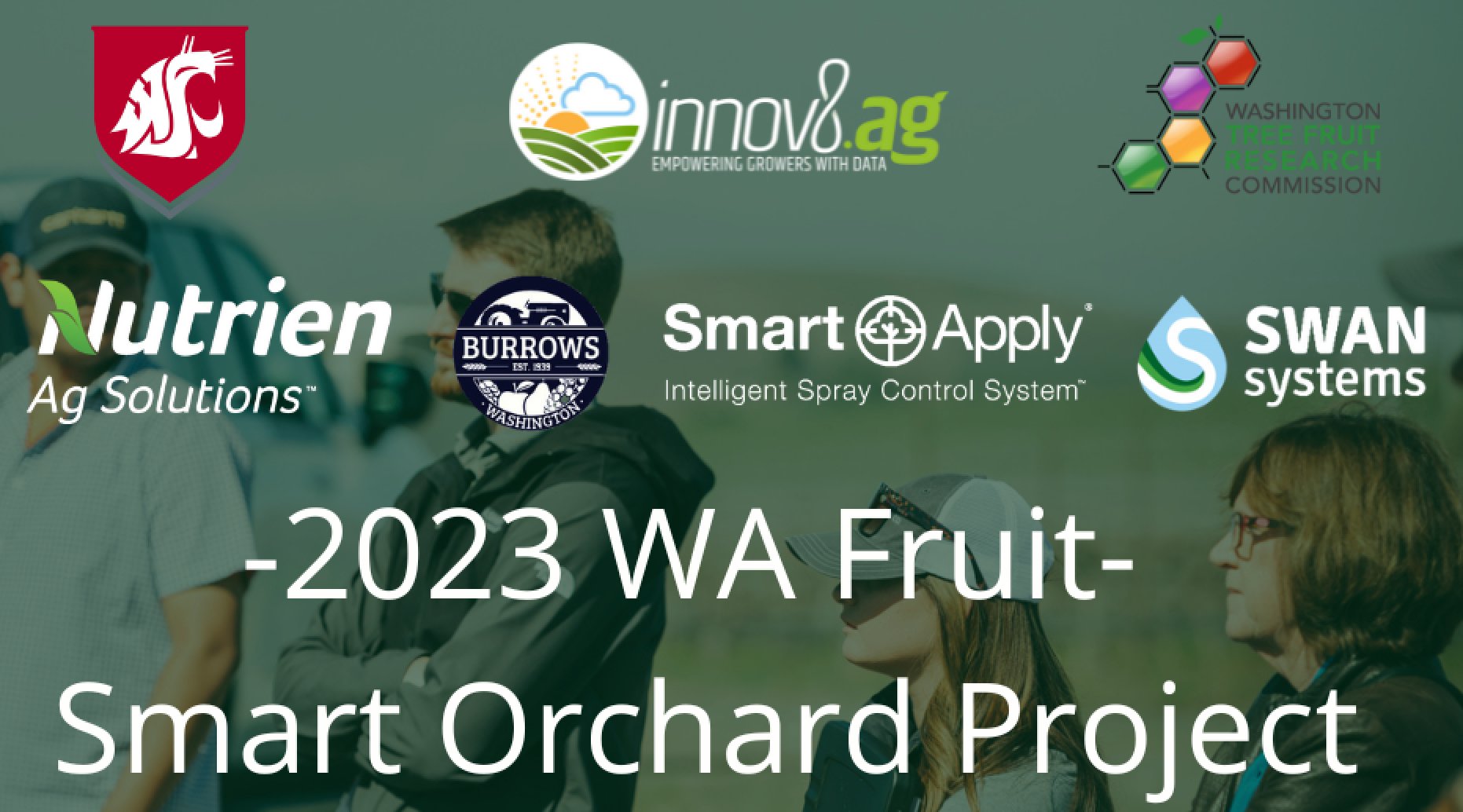 WSUTreeFruitExt's tweet card. innov8.ag, WSU, WTFRC, and WA Fruit plan to hold a field day to present their project findings from the year. The event will also feature invited tech providers and Ag suppliers showcasing their...