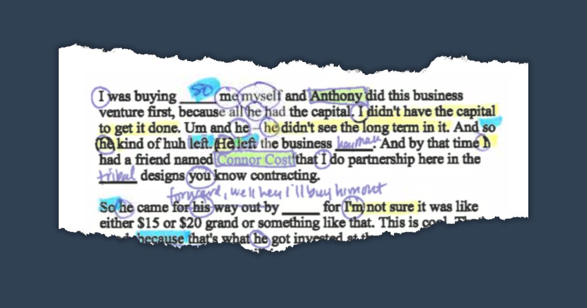 pamelacolloff's tweet card. The creator of Scientific Content Analysis, or SCAN, says the tool can identify deception. Law enforcement has used his method for decades, even though there’s no reliable science behind it. Even the...