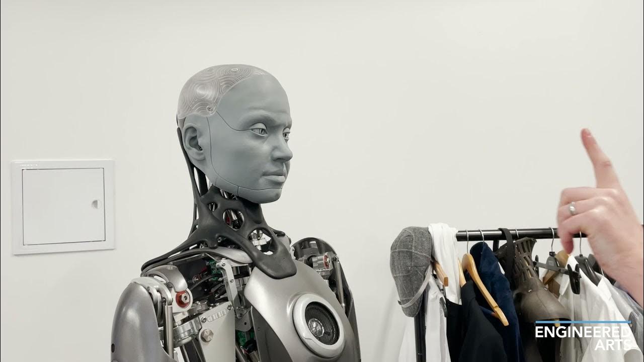 stacklot's tweet card. Ameca Interaction