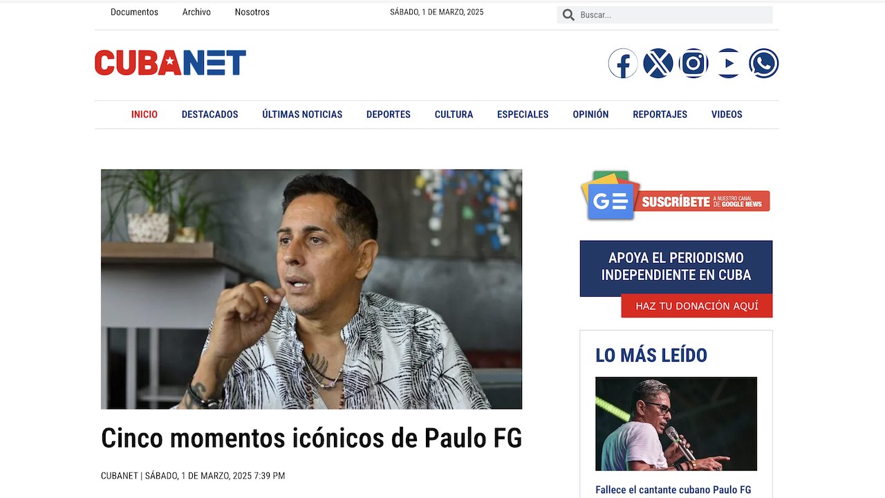 diariodecuba's tweet card. "Será extremadamente complicado continuar el apoyo a los reporteros dentro de #Cuba y esto lo aprovechará el régimen para imponer e intensificar su propaganda", advierte #CubaNet tras el fin de sus...