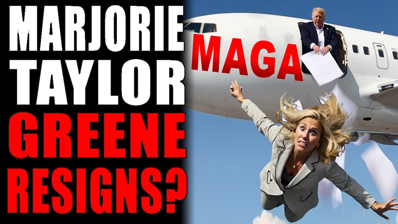 TheBlackChannel's tweet card. MAGA Forces Marjorie Taylor Greene to Resign Over Epstein Vote
