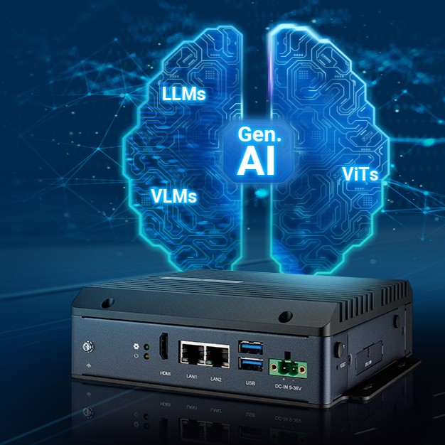 ElettTech's tweet card. Potenza e design compatto per l'Edge AI avanzato con il nuovo EPC-R7300, il Box PC AI industriale di Advantech.