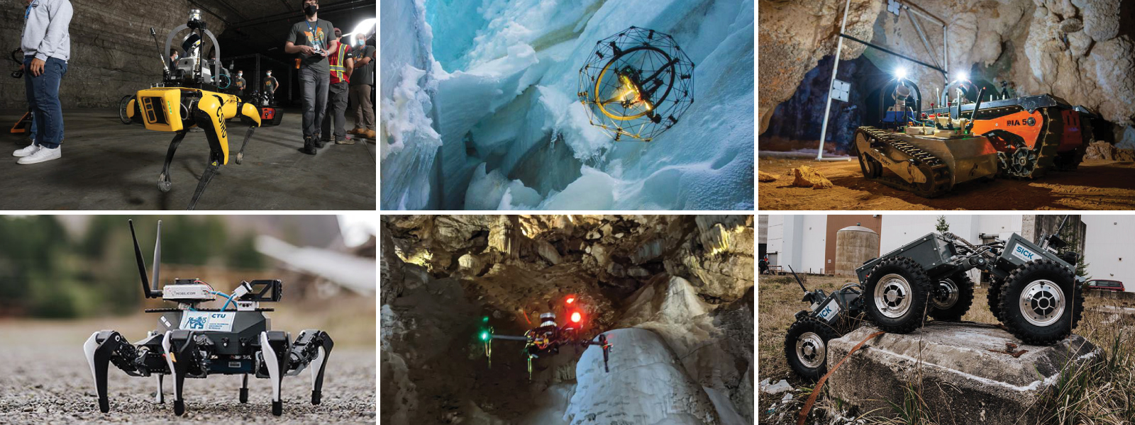 navindak's tweet card. Deep underground, robotic teamwork saves the day