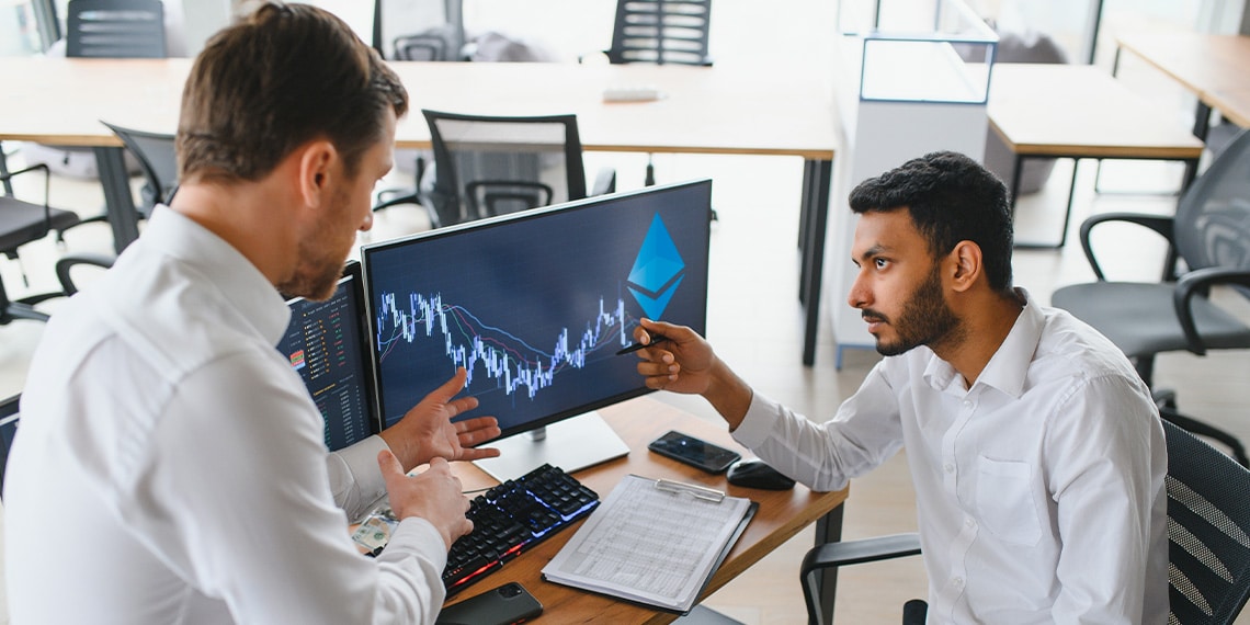 blackbeargo's tweet card. Mientras algunos analistas prevén que el mercado de Ethereum tome fuerza para seguir con el alza que hizo en 2023, otros visualizan una caída.