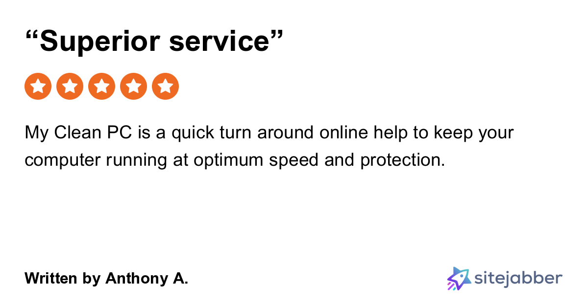 MyCleanPC's tweet card. 492 reviews for MyCleanPC, 4 stars: 'Kathy was great in her research and expertise. She assured me she would get it resolved. And she did. Great Service and technical skills.'"