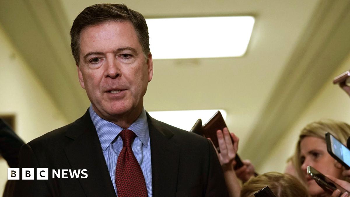 gerrygowspint's tweet card. James Comey says he is innocent and the charges are politically motivated, as they follow Trump pressure on prosecutors to act.