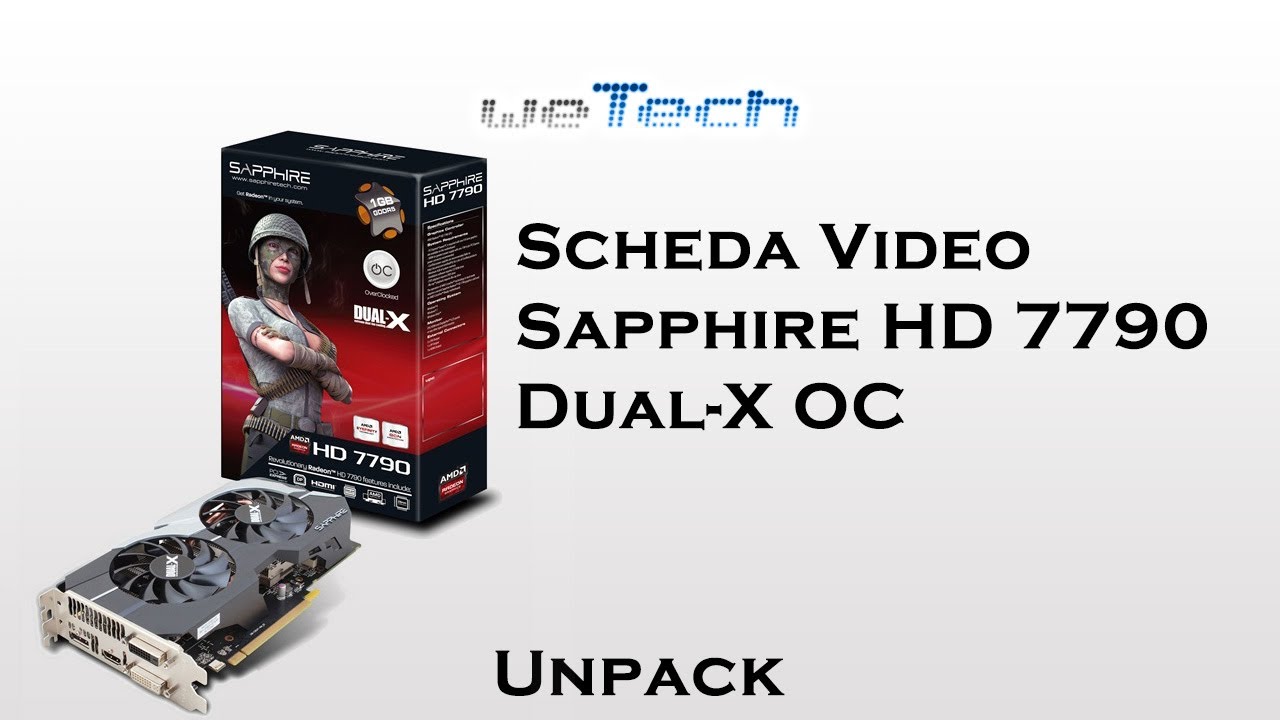 weTechEU's tweet card. Scheda video Sapphire HD 7790 Dual-X OC - Unpack