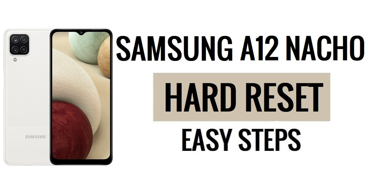 FilesFrp's tweet card. In this article, we will guide you on How to Samsung A12 Nacho Hard Reset & Factory Reset process to Wipe data & Fix Forget Password, Pattern