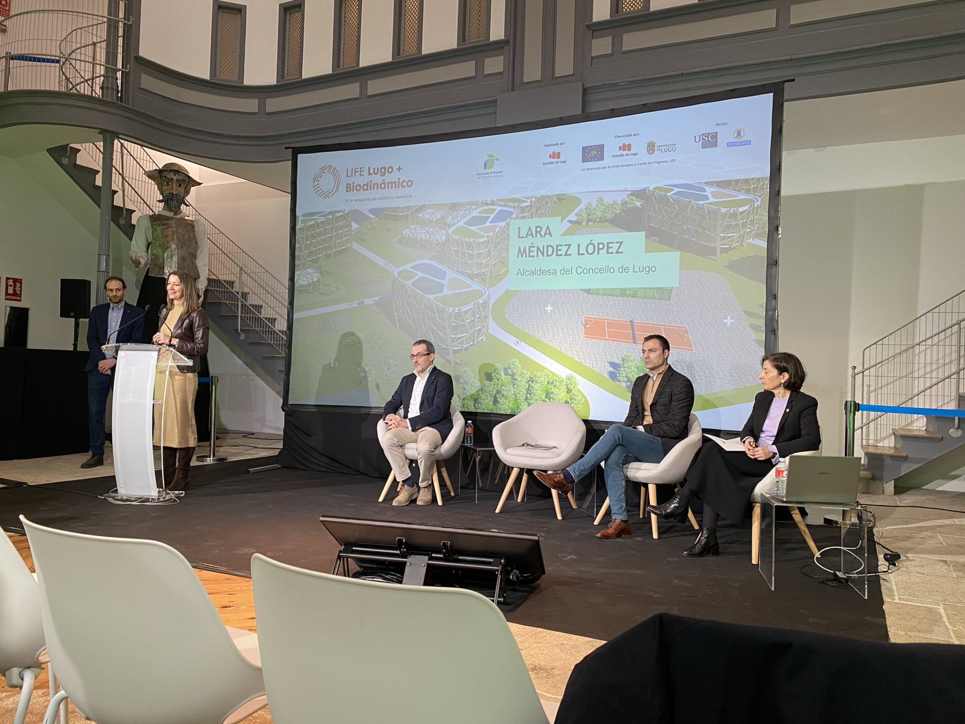 LifeLugoBio's tweet card. O encontro “Construíndo Cidades Sostibles” organizado polo LIFE Lugo + Biodinámico os pasados días 19 e 20 de decembro rematou cun grande éxito de acollida por parte do público e profesionais...