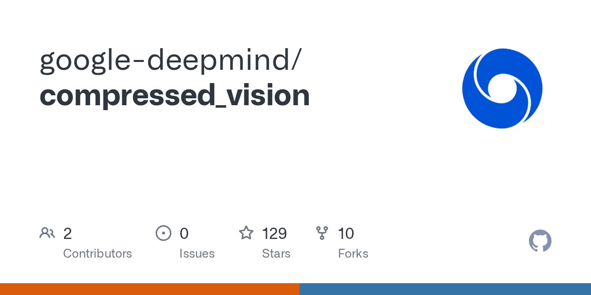 MateuszOnAI's tweet card. Contribute to google-deepmind/compressed_vision development by creating an account on GitHub.
