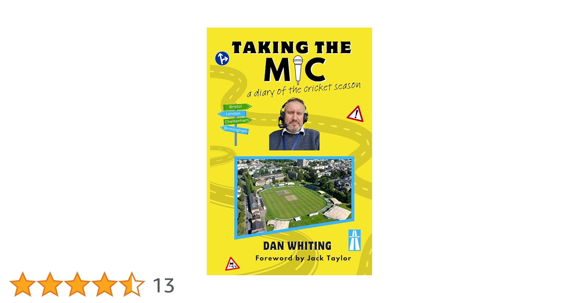 TheMiddleStump's tweet card. Taking the Mic: A Diary of the Cricket Season