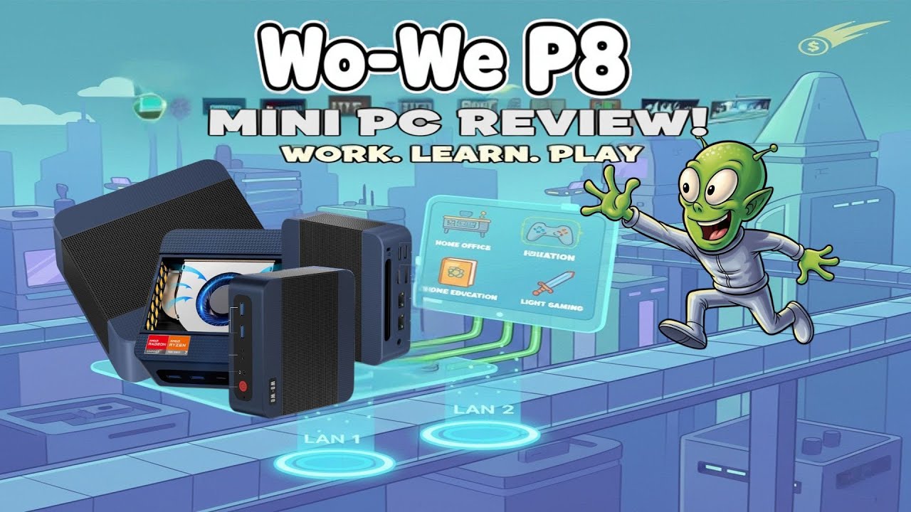 ShowcaseCreate's tweet card. Wo-We P8 Mini PC: Budget-Friendly Powerhouse for 8K Display, Dual...