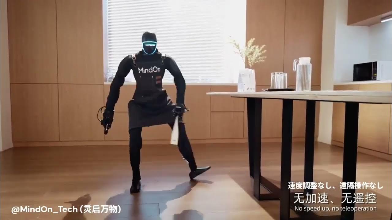 RobotBank7's tweet card. 【遂に現実化】人型ロボットが“家事を完全自律”でこなす瞬間。速度調整なしのリアル実力を公開https://www.robotbank.jp