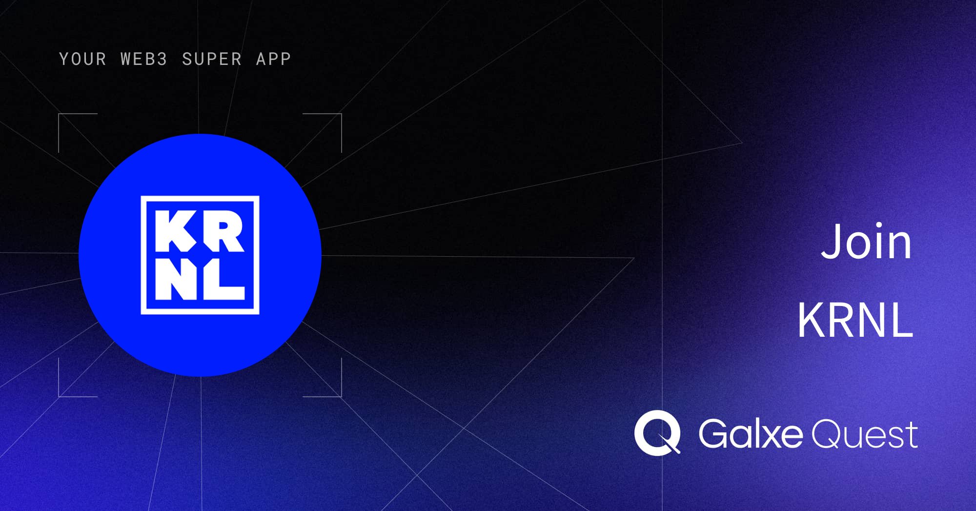 GTrade28's tweet card. Contribute to KRNL on Galxe and collect rewards such as NFTs, tokens, OATs, loyalty points and more.