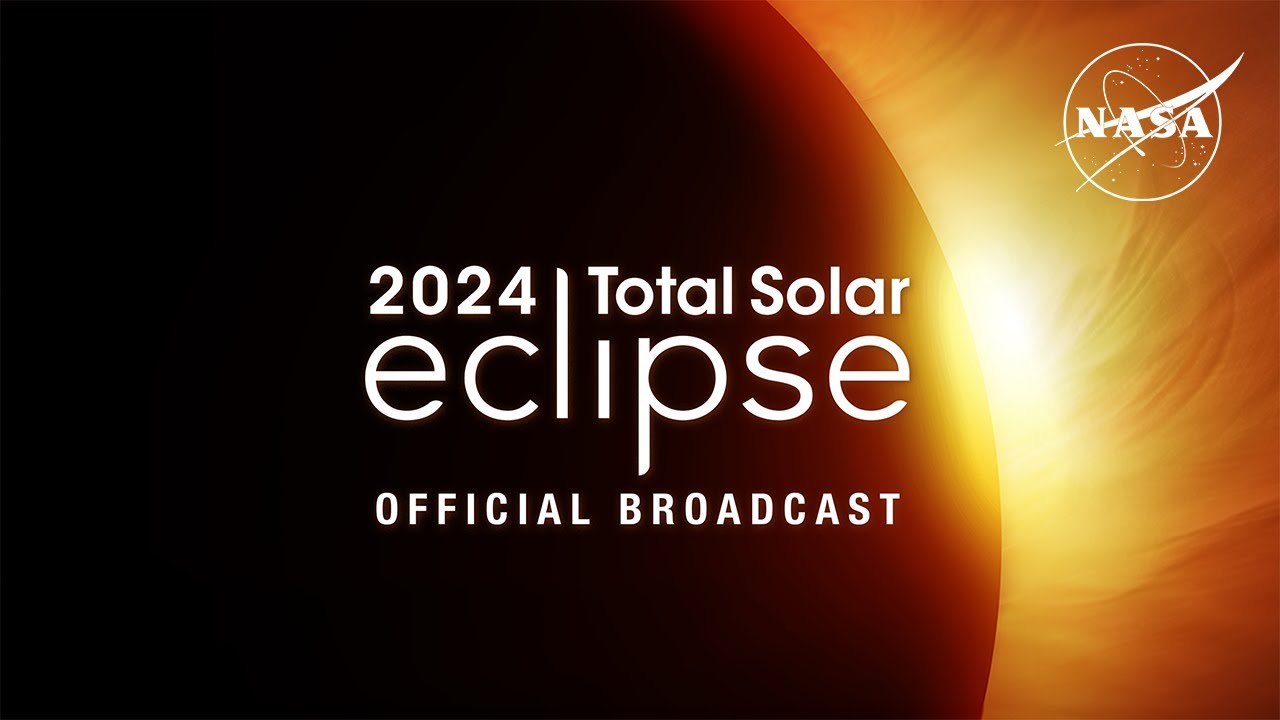 dailystem's tweet card. 2024 Total Solar Eclipse: Through the Eyes of NASA (Official Broadc...