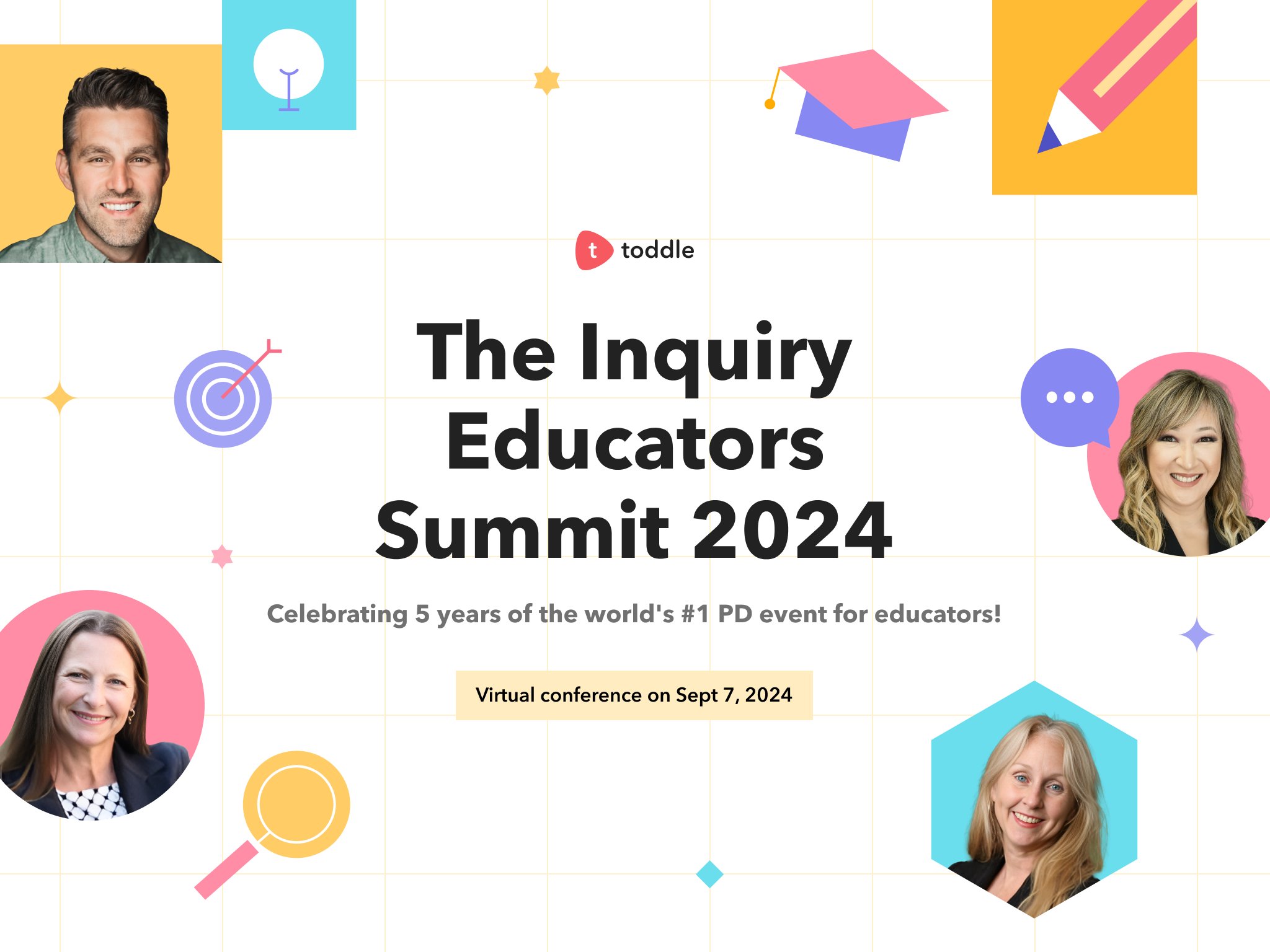 learnerfocused's tweet card. TIES is the biggest PD event for educators around the world. It is virtual and free. TIES 2024 is happening on September 5 and 7.