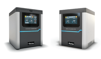 DavisControls's tweet card. The latest ChromGas™ H2F Hydrogen Generator and the ZAG – Zero Air Generator Series offer a stackable design and compact size, making integration