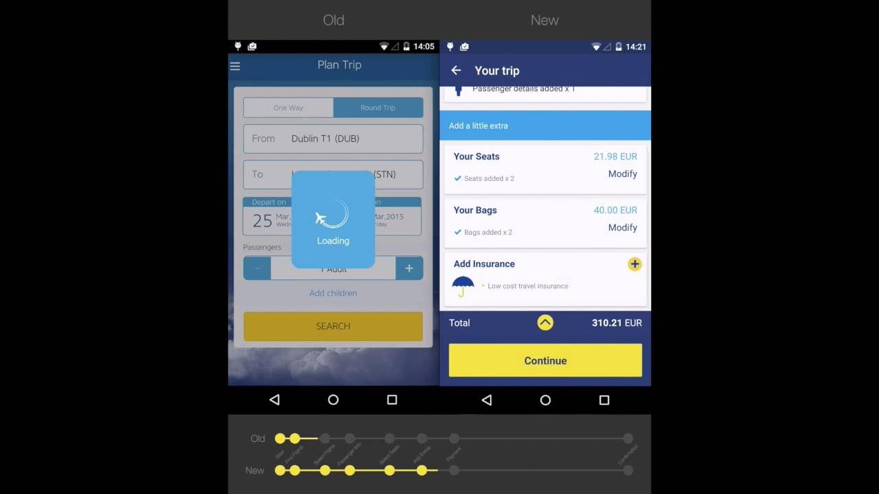 CouchbaseMobile's tweet card. Ryanair Runs on Couchbase Mobile