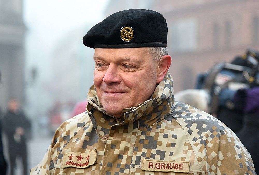 FondsNAMEJS's tweet card. Gadu pēc Latvijas armijas komandiera pienākuma pildīšanas beigām ģenerālleitnants Raimonds Graube pieņēmis galīgu lēmumu politikā neiesaistīties. Viņš turpina aktīvu darbu fondā “Namejs”.