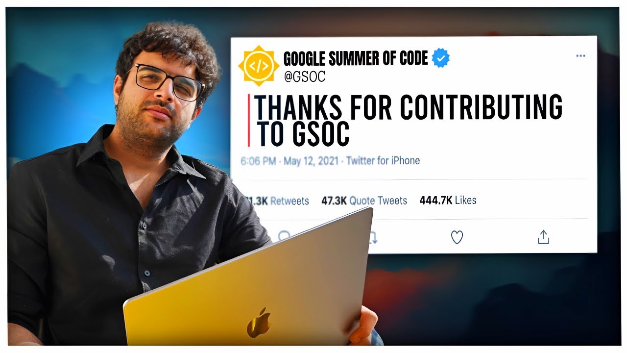 gravity_vi's tweet card. GSoC 2024: I Contributed to GSoC 2024 for 2.5 Hours and This Happened!