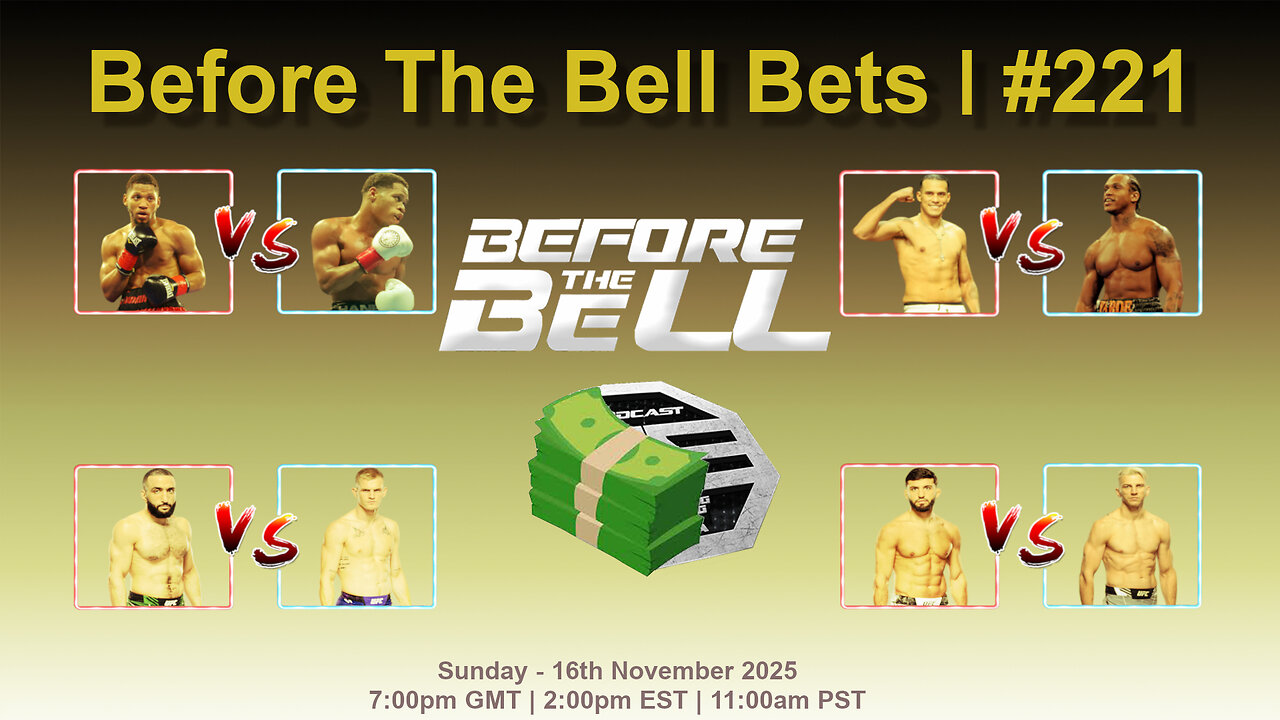 BeforeTheBell1's tweet card. We bring you PREDICTIONS & BREAKDOWNS for this weeks up coming Boxing & MMA fights. Including Arman Tsarukyan vs Dan Hooker and Brian Norman Jr vs Devin Haney. BEFORE THE BELL BETS - EPISODE 221 16th