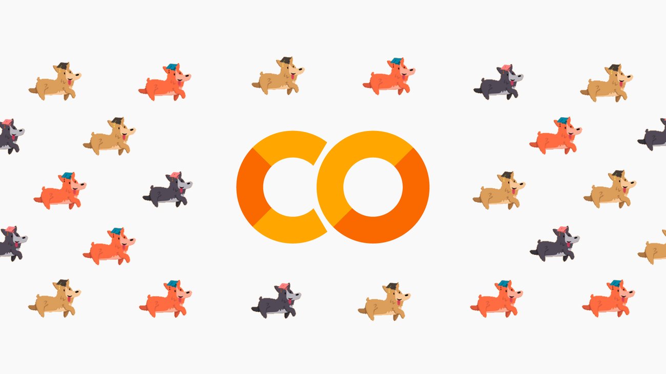 GoogleColab's tweet card. Google Colab offers free Colab Pro for students, interactive slideshows and AI controls in notebooks.