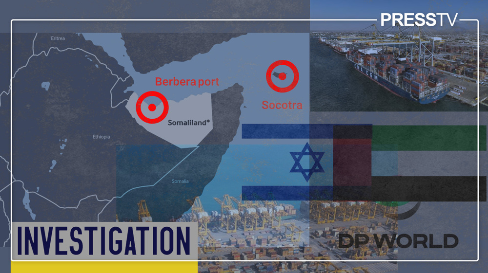 PressTV's tweet card. The so-called “Greater Israel” envisions expansive Zionist control from the Nile to Euphrates, with UAE-Zionist collaboration extending influence through military bases and resource exploitation...