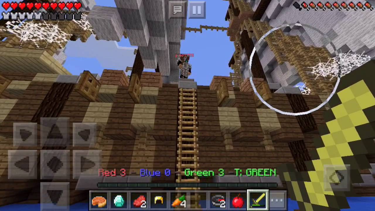 andrew032012's tweet card. Minecraft PE - LBSG Team Hunger Games (12)