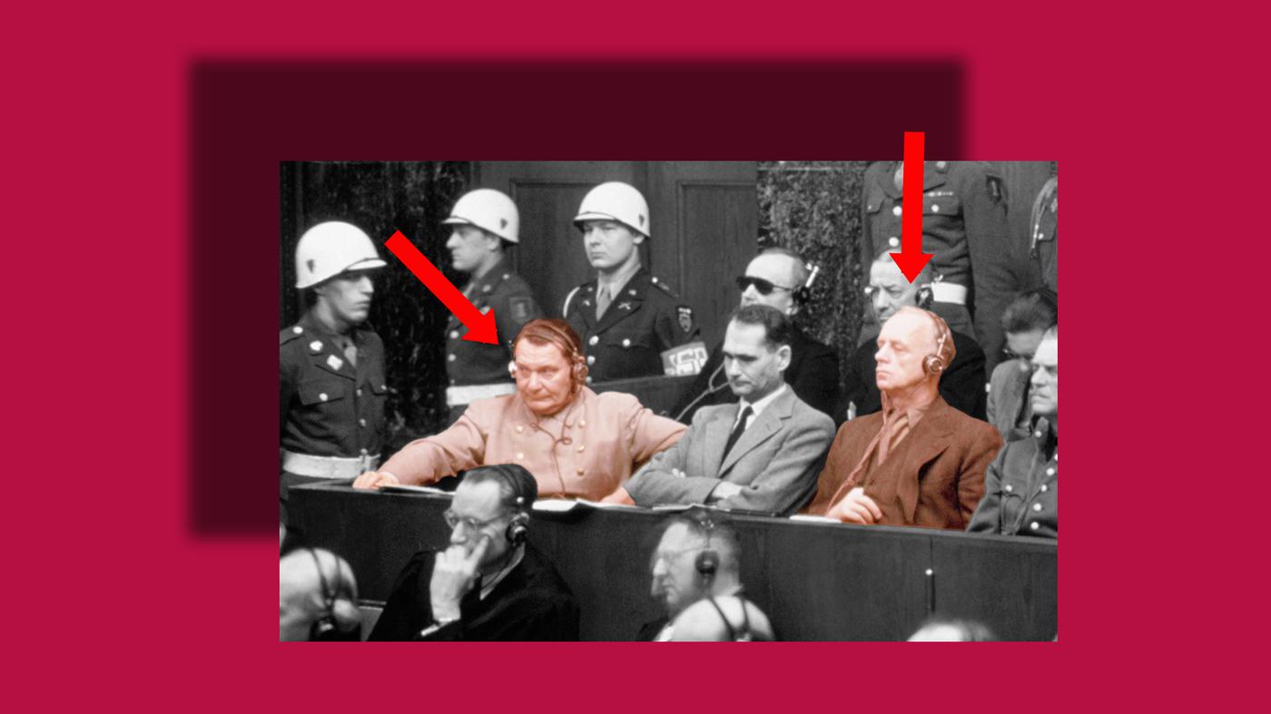 binarydee's tweet card. 80 Jahre nach Beginn der Nürnberger Prozesse blicken der Enkel von Hitlers Außenminister Joachim von Ribbentrop und Hermann Görings Großnichte auf ihre Familiengeschichte. Die beiden gehen ziemlich...