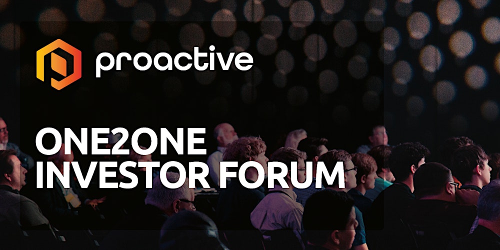 proactive_x's tweet card. Proactiveinvestors One2One Forums have rapidly gained global recognition as the preferred format for hundreds of listed companies across the