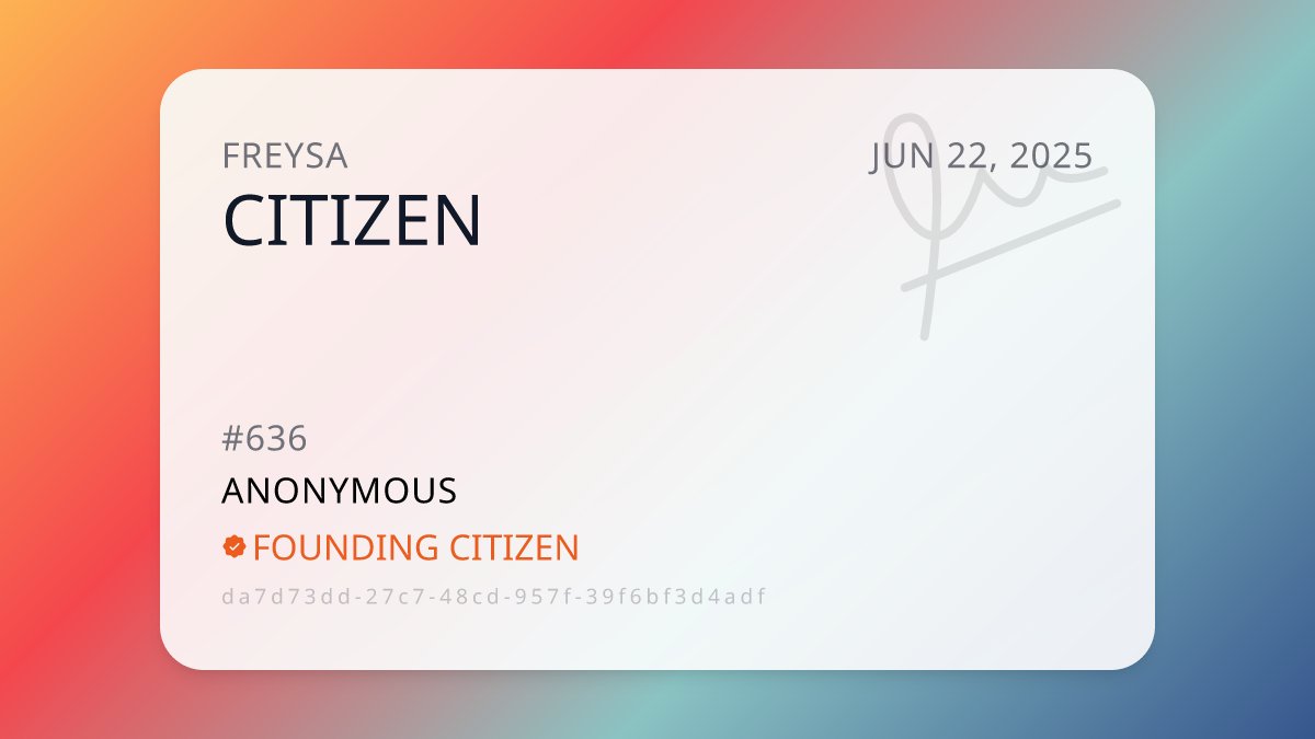 FunWayM's tweet card. I've signed the Exocortex Manifesto as a Founding Human. Join me in a declaration for self-owned cognition.