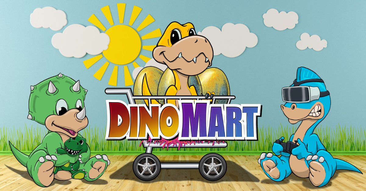 DinoFamCol's tweet card. DinoMart is the only place where you can get official Lost Epoch, Bad baby Dino, and DinoFam merchandise and limited edition collectibles. With web3 integration you can get discounts and more on...