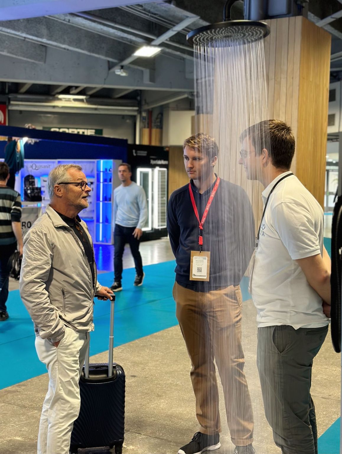 IlyaTechTLS's tweet card. Nous revenons de 4 jours de salon sur #IDÉOBAIN. 🚿 Nous avons eu une centaine d’échanges avec des plombiers, des installateurs, des architectes, des promoteurs, des fabricants d’équipements sanita...