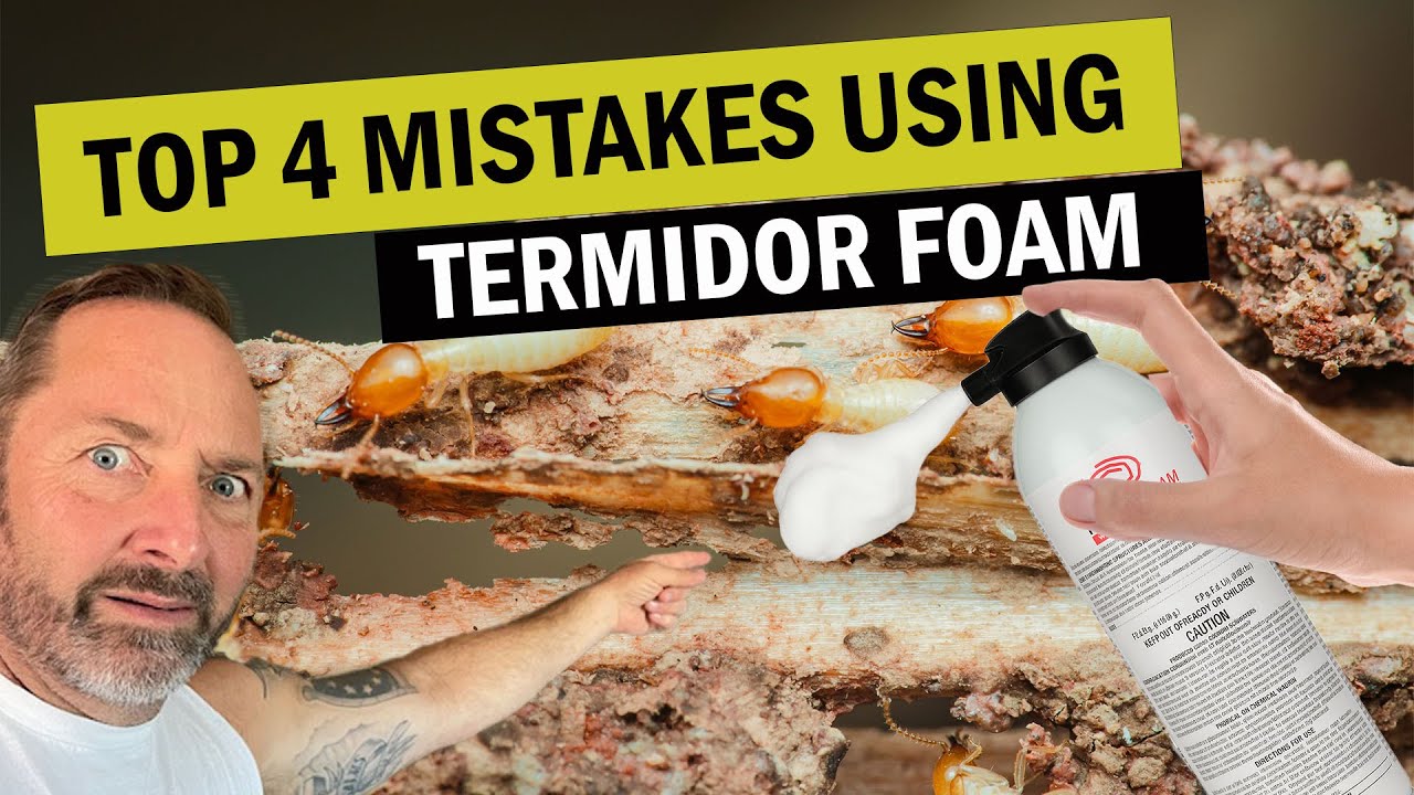 HowToPest's tweet card. Top 4 Termidor Foam Mistakes That Ruin Termite Treatments (Don’t Do...