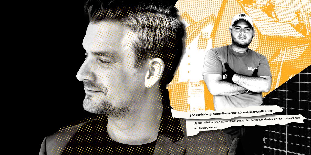 input_exit's tweet card. Enpal-Gründer Mario Kohle soll bei der Solarfirma Mitarbeiter mit teils illegalen Methoden unter Druck setzen lassen. Experten sprechen von „moderner Sklaverei“ und „lebensgefährlichen“ Zuständen....