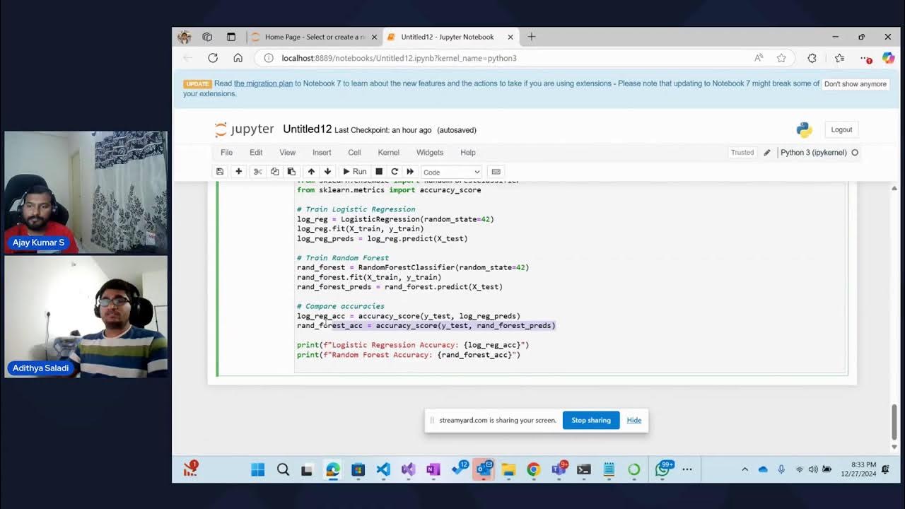 TechPrimers's tweet card. Azure AI Cohort - Session 7