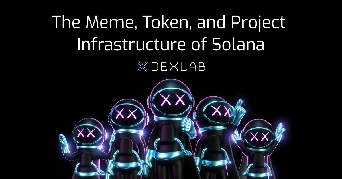 Anggit4590's tweet card. Dexlab is a decentralized exchange where the best Solana projects mint and list their tokens. The best solana token creator