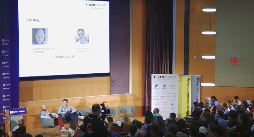 NTmoney's tweet card. Token Summit SF is set for Tuesday, December 5th at Robertson Hall at UCSF. There are a limited number of tickets still available.