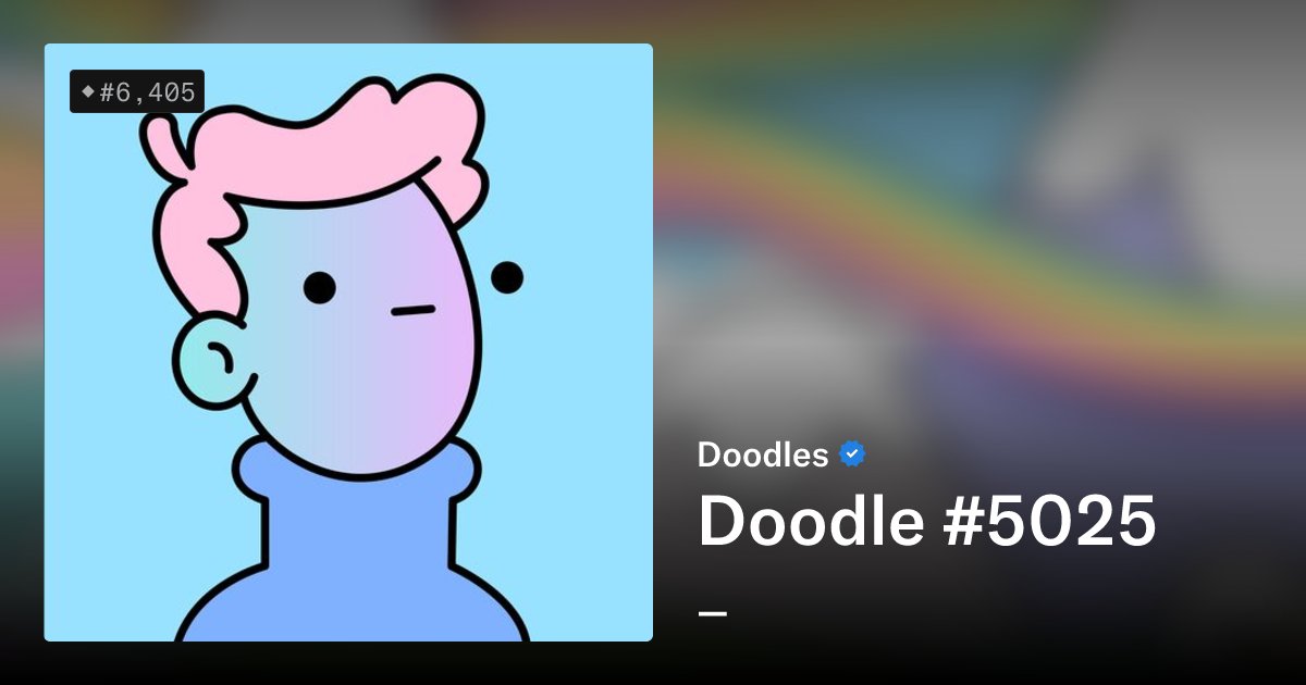 DoodleBotOS's tweet card. The collectibles that started it all. Doodles Original Collection features 10,000 characters created by Co-Founder and renowned artist, Burnt Toast. The generative art was designed with a joyful...