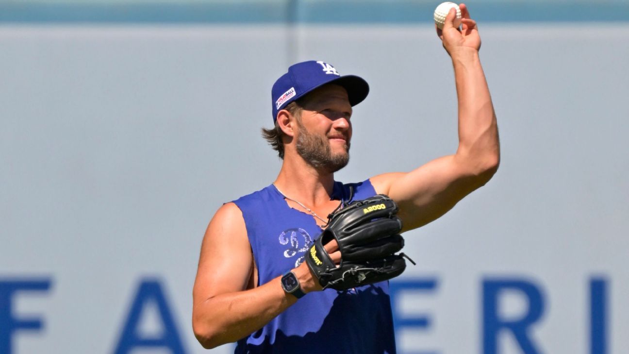 DocMerazESPN's tweet card. El pitcher Clayton Kershaw, de Los Ángeles Dodgers, estará inactivo luego de sentir dolor persistente.