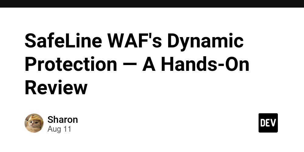 Sharon18866's tweet card. SafeLine is a Web Application Firewall (WAF) built by Chaitin Tech over nearly a decade. Powered by...